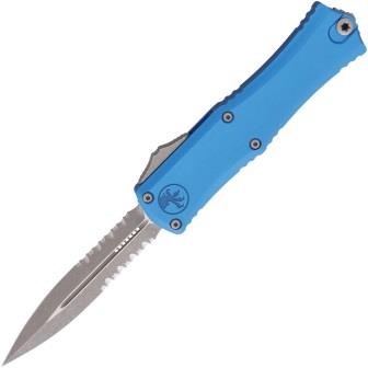 Microtech Automatic Pocket Knife Hera II Mini OTF Blue - MCT1702M11APBL